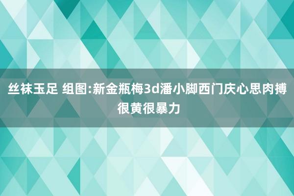 丝袜玉足 组图:新金瓶梅3d潘小脚西门庆心思肉搏 很黄很暴力